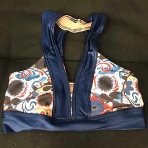 Artista Pole Fitness Wear Skulls Sports Bra Top XS